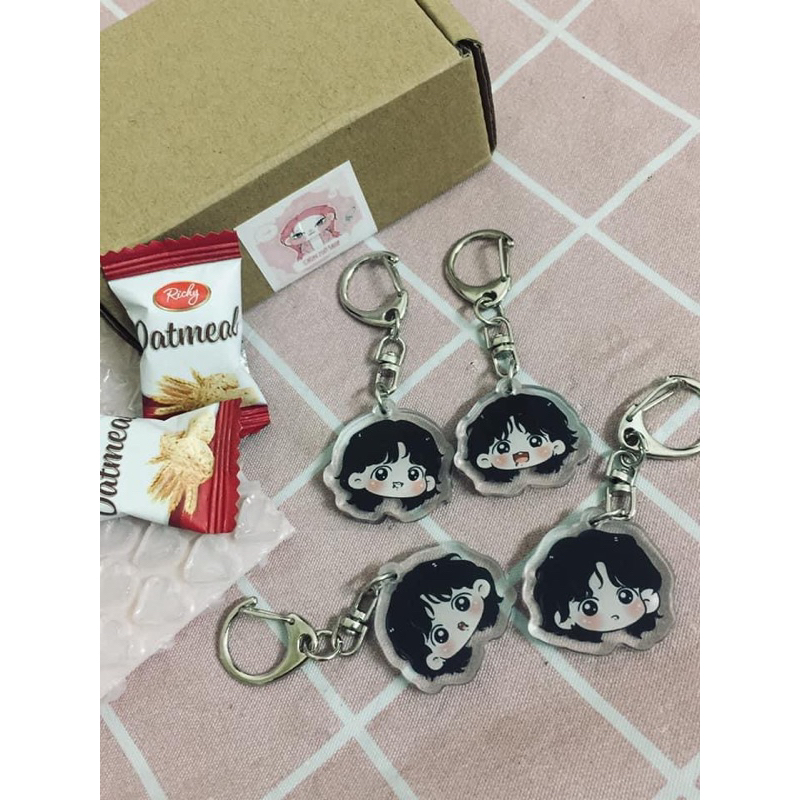 KEYRING JUNGKOOKIE TÓC XOĂN