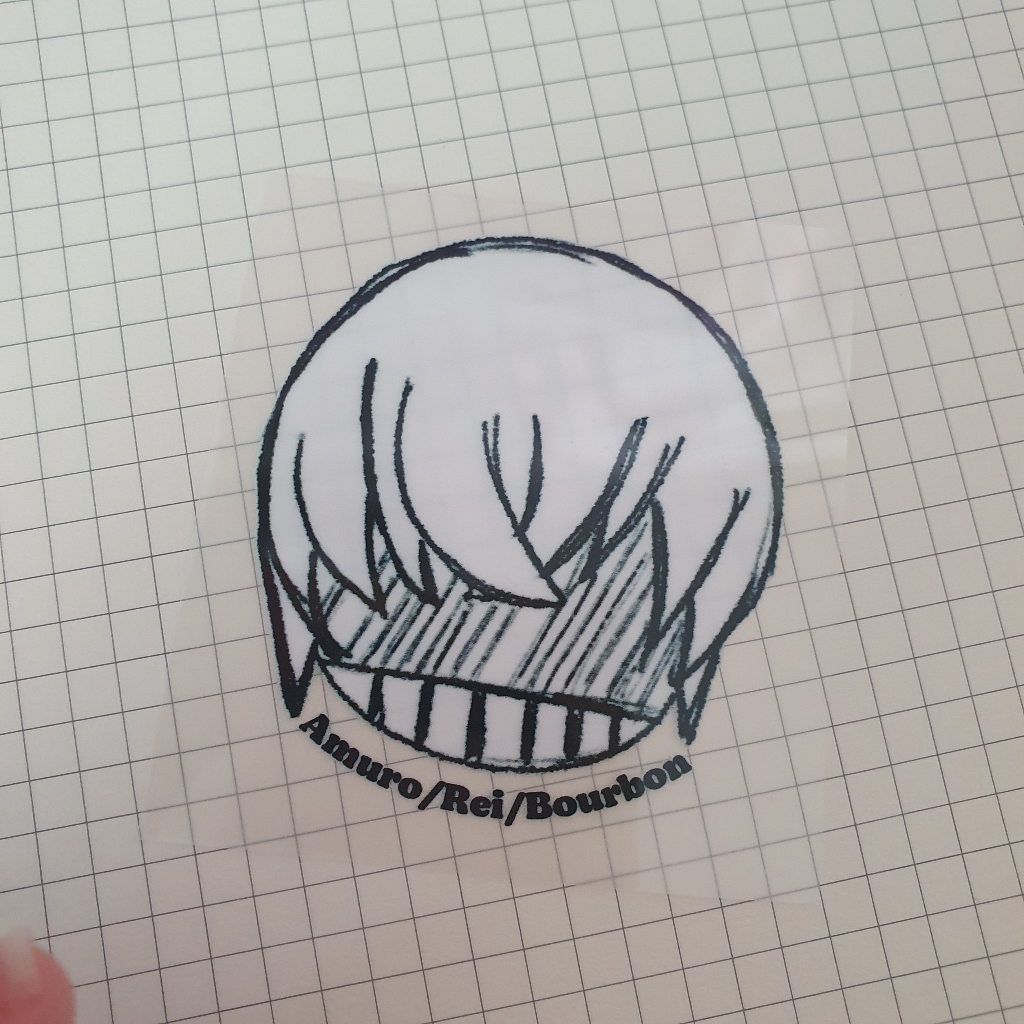 Miếng decal ủi trực tiếp lên vải hình Amuro - Penguin House