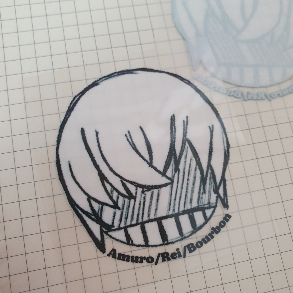 Miếng decal ủi trực tiếp lên vải hình Amuro - Penguin House