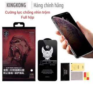 [Hoả Tốc] Kính cường lực chống nhìn trộm iPhone 15/ 15 Plus/ 15 Pro/ 15 Pro Max/ 14/ 13/ 12/ 11/ XS Max hiệu Kingkong WK