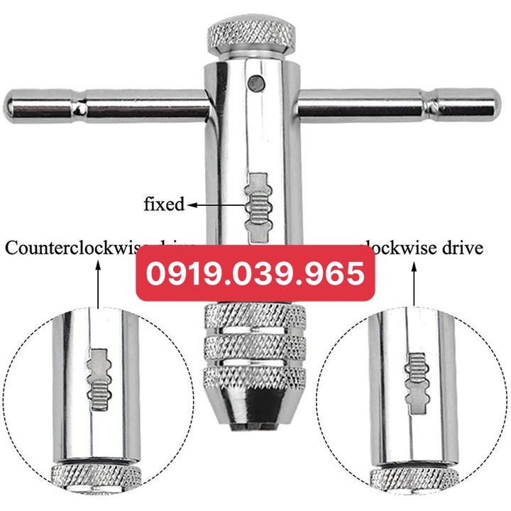 Mũi taro ren các loại M3-M4-M5-M6-M8-M10 kèn tay quay ta rô T 3-8mm