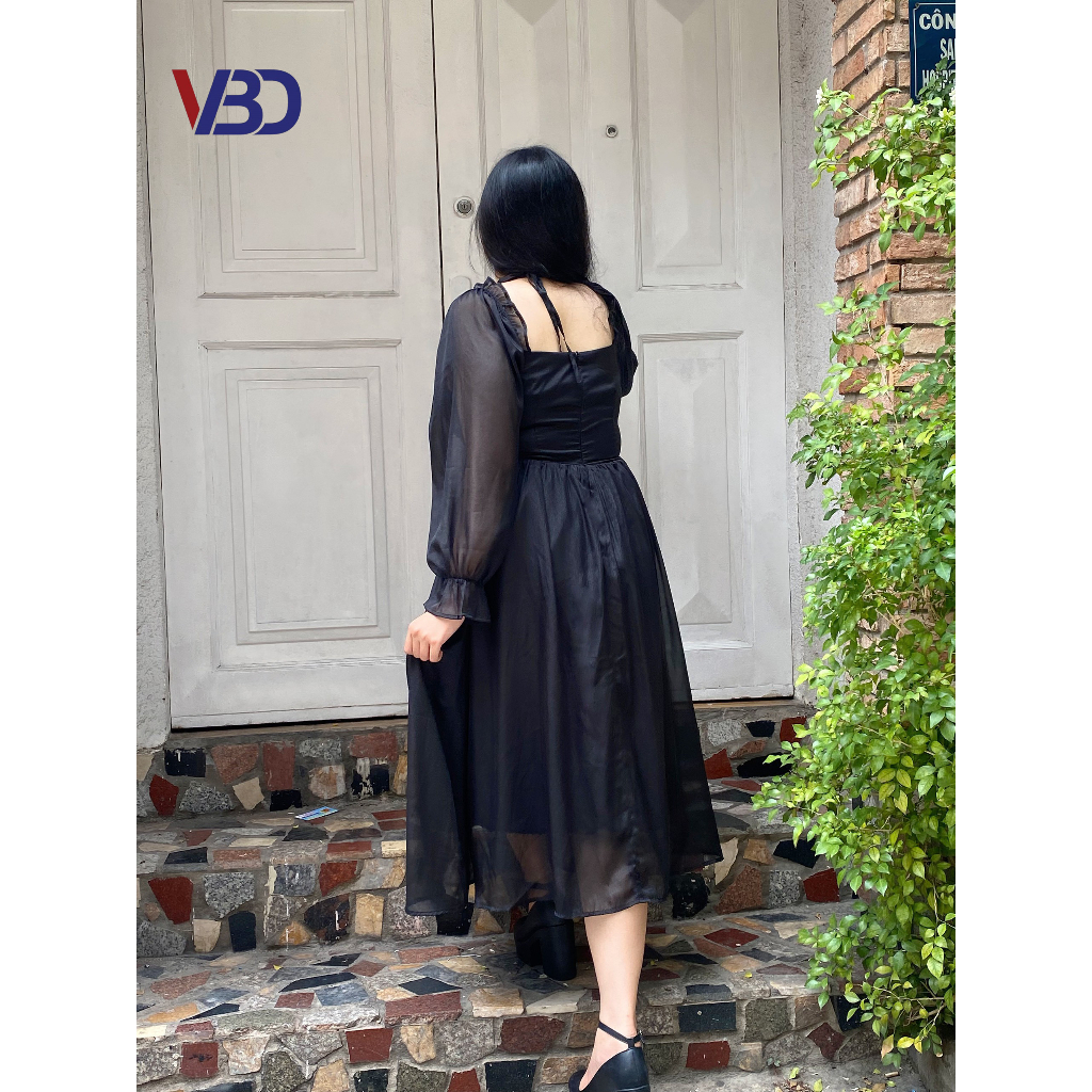 Đầm voan bigsize dáng dài DA046 dành cho nàng béo mập từ 45 tới 90kg