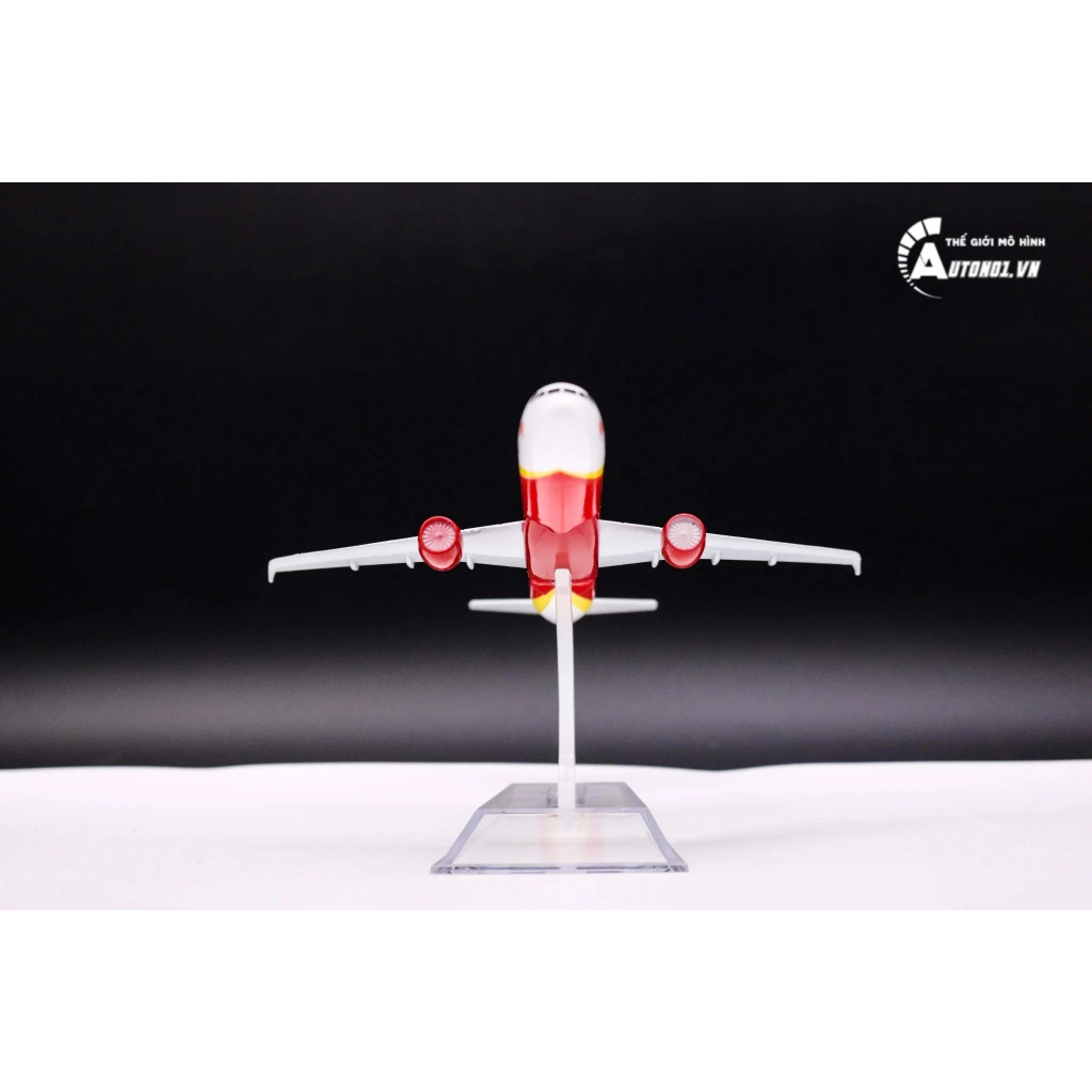 Mô hình máy bay VietJet Air VN-A668 Airbus A320 16cm MB16139