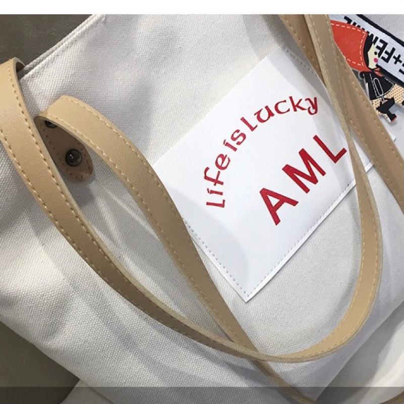 Túi đeo vai thời trang B70 khoá kéo kèm phụ kiện cute phong cách Hàn Quốc