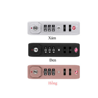 Ổ khóa vali hành lý 3 chữ số tiêu chuẩn tsa chuyên dùng