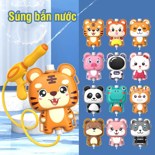 Đồ chơi súng phun nước cho bé có balo đựng nước