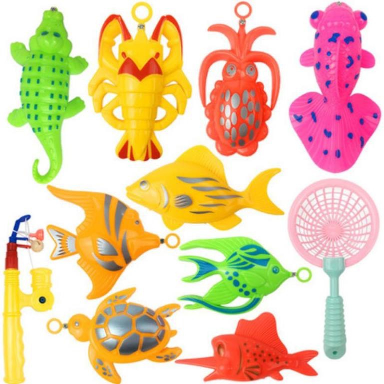 BỘ ĐỒ CHƠI CÂU CÁ NÂM CHÂM CẦN RÚT