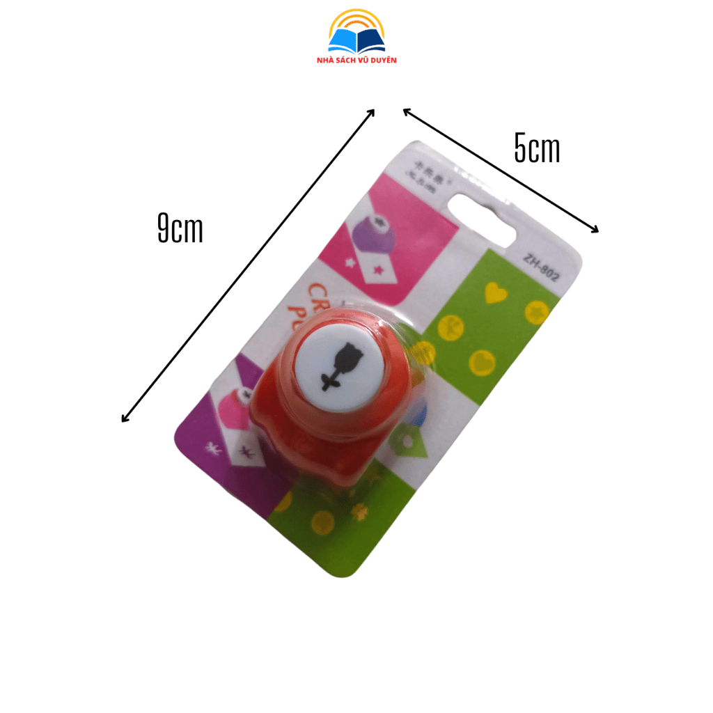Bấm lỗ giấy ZH802 tạo hình trang trí thủ công diy,...