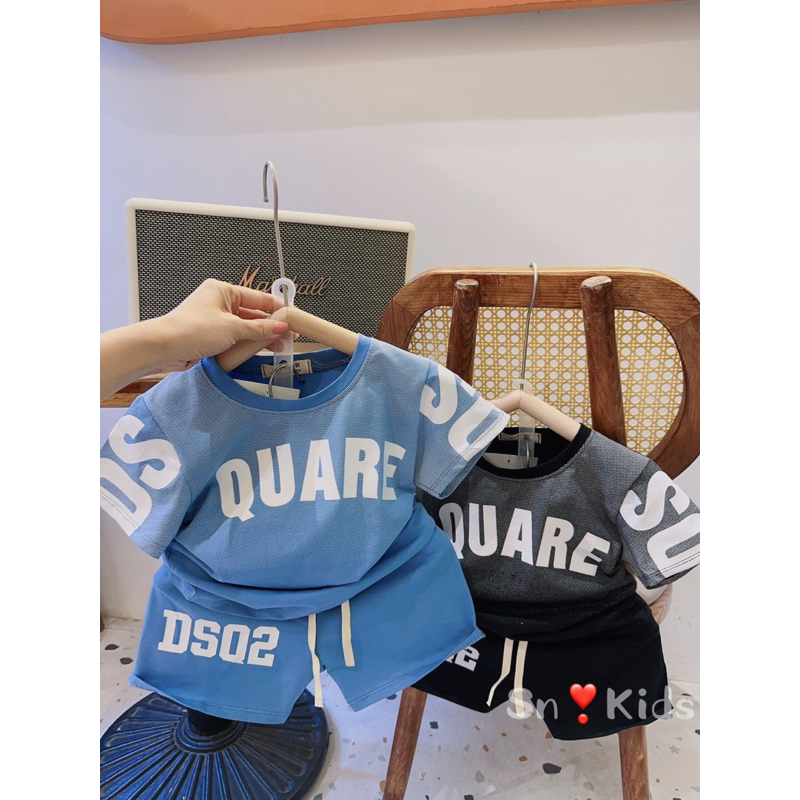 Sỉ bộ loang in cham bé trai thun qc Jane snkids