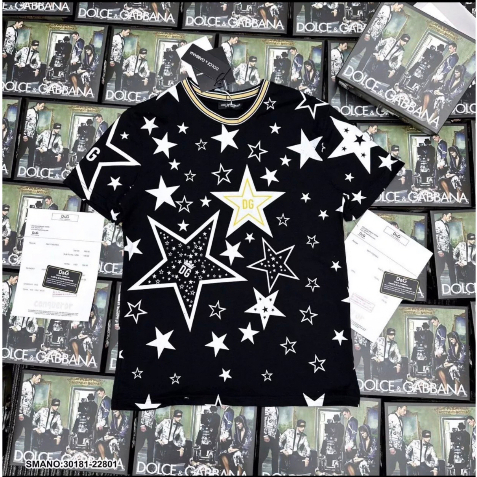 Áo Phông, Áo Thun Tay Lỡ Họa Tiết Ngôi Sao Cho Nam Nữ