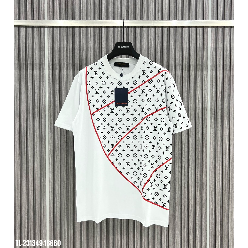 Áo Thun Nam Nữ LV Phối Màu Họa Tiết Monogram Cao Cấp | BigBuy360 - bigbuy360.vn