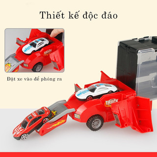 Đồ Chơi Xe Container Vận Chuyển Ô Tô