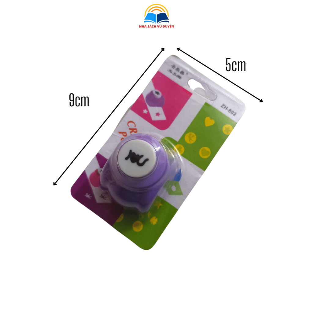 Bấm lỗ giấy ZH802 tạo hình trang trí thủ công diy,...