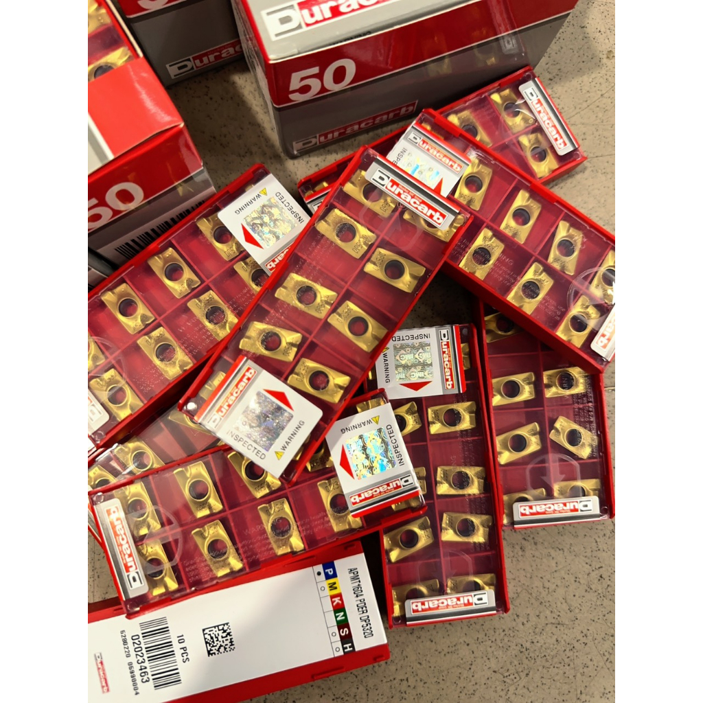 Chíp phay APMT1604 Hãng Duracarb HQ chuyên gia công thép trước nhiệt