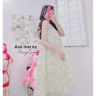 Đầm yếm hoa cho nàng bánh bèo mẫu độc quyền ( ảnh thật + video )