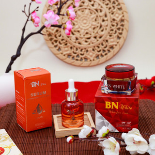 ⚡ combo kem face mụn & serum bn white sạch mụn, mờ thâm & dưỡng trắng da