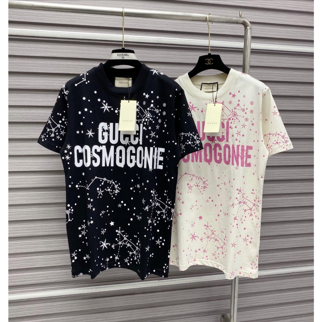 Áo Thun Unisex Nam Nữ Gucci Cosmogonie Tay Lỡ Form Rộng Thấm Hút Mồ Hôi | BigBuy360 - bigbuy360.vn