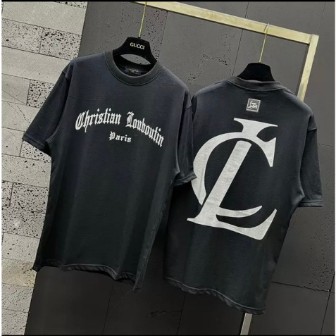 Áo Thun Kim Tuyến LOUBOUTIN Form Rộng Unisex Nam Nữ | BigBuy360 - bigbuy360.vn