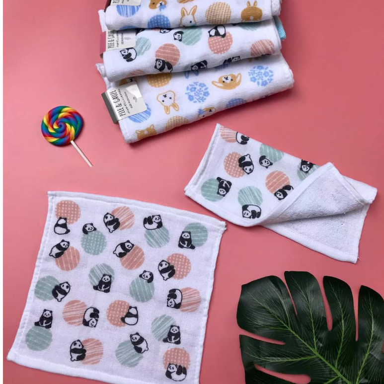 Khăn MẶT, khăn sữa sơ sinh, khăn xô organic cho bé kích thước đa dạng