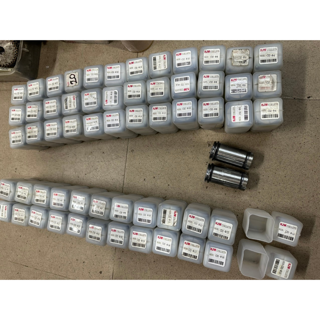 Đầu kẹp Collet trụ C32 cho máy phay máy tiện đủ kích thước lỗ từ phi 1-26mm