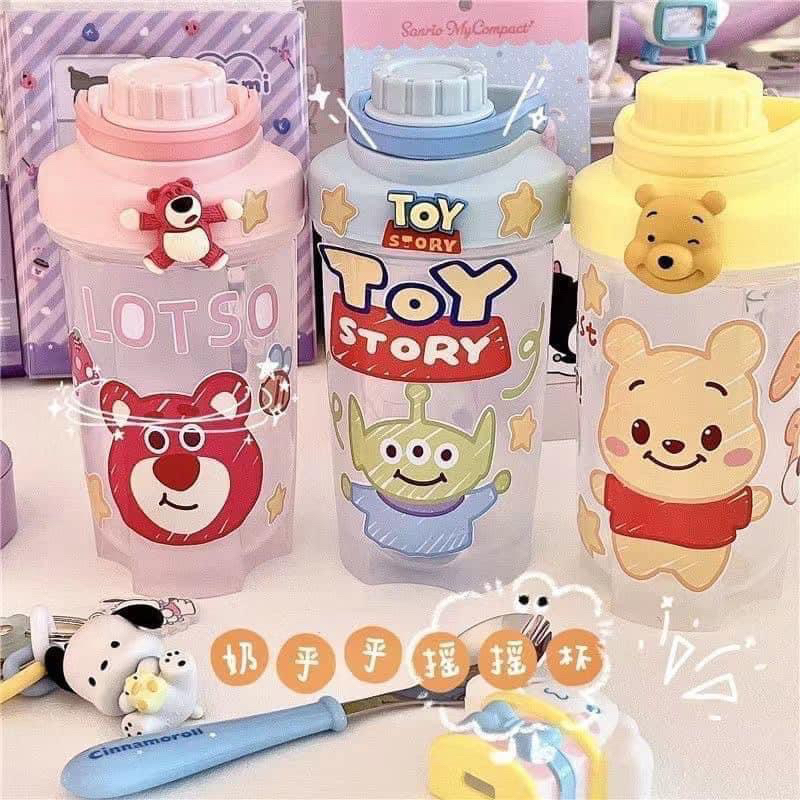 BÌNH NƯỚC DISNEY STICKER NỔI CỰC XINH
