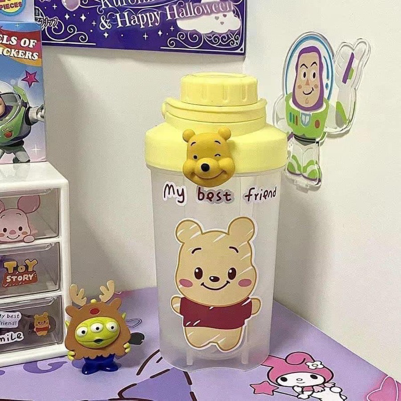 BÌNH NƯỚC DISNEY STICKER NỔI CỰC XINH