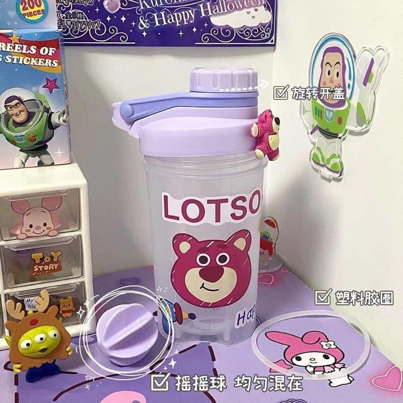 BÌNH NƯỚC DISNEY STICKER NỔI CỰC XINH