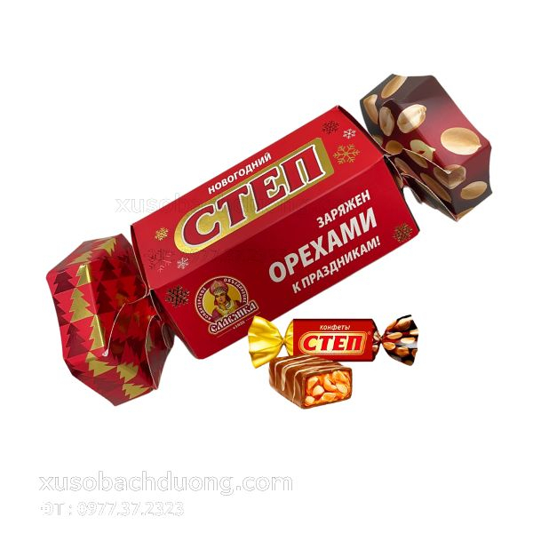 Kẹo Cten (Step Nga) Socola Hạnh Nhân 500g