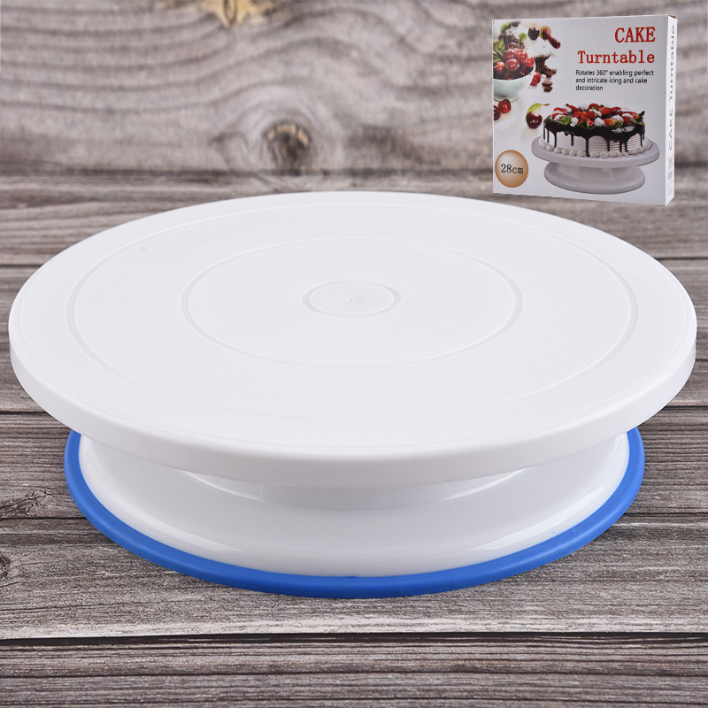 Bàn Xoay Nhựa Đường Kính 28cm Làm Bánh, Trang Trí Bánh Kem