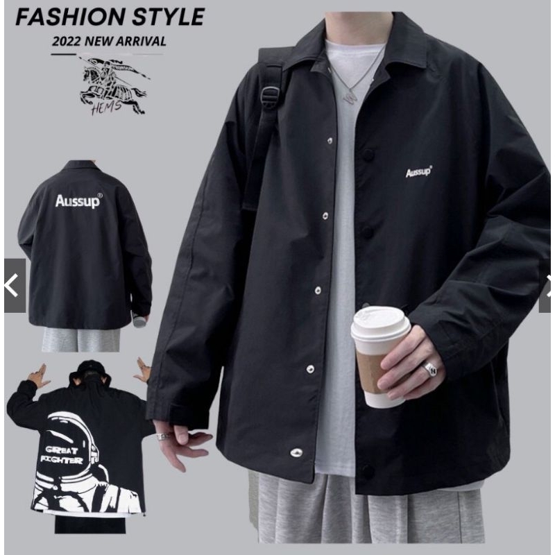 Áo khoác dù nam nữ  bấn nút không nón chất dù cao cấp phong cách cá tính trẻ trung