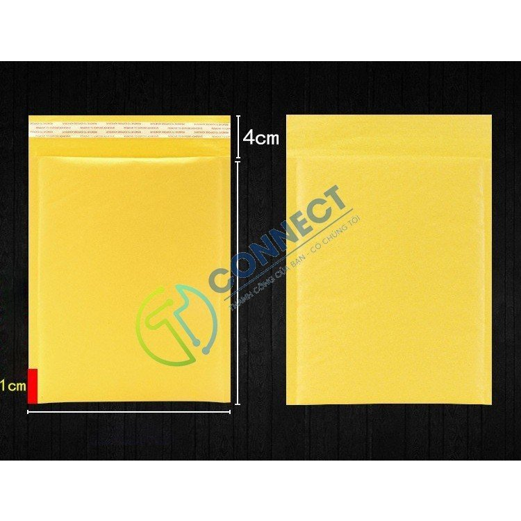 Combo 50 túi gói hàng chống sốc cao cấp, túi bóng khí kích thước 11cm x 15cm