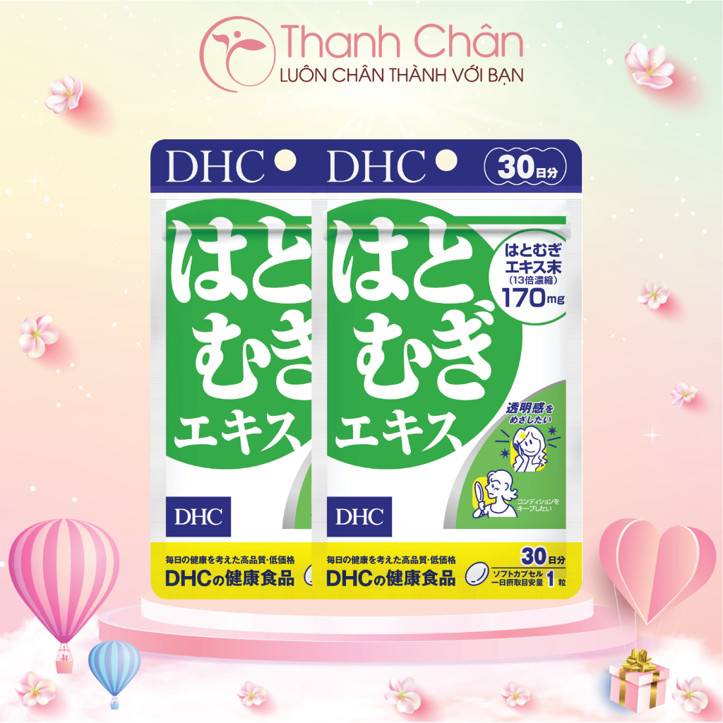 Viên uống Trắng da DHC Nhật Bản Adlay Extract (30 ngày)