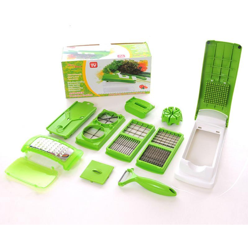 Bộ cắt gọt rau củ quả Nicer Dicer Plus đa năng- Hàng chính hãng