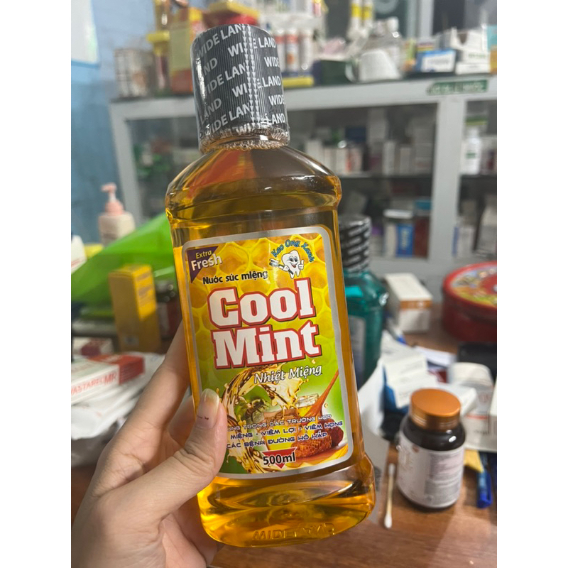 súc miệng cool mint 3 màu chai 500ml