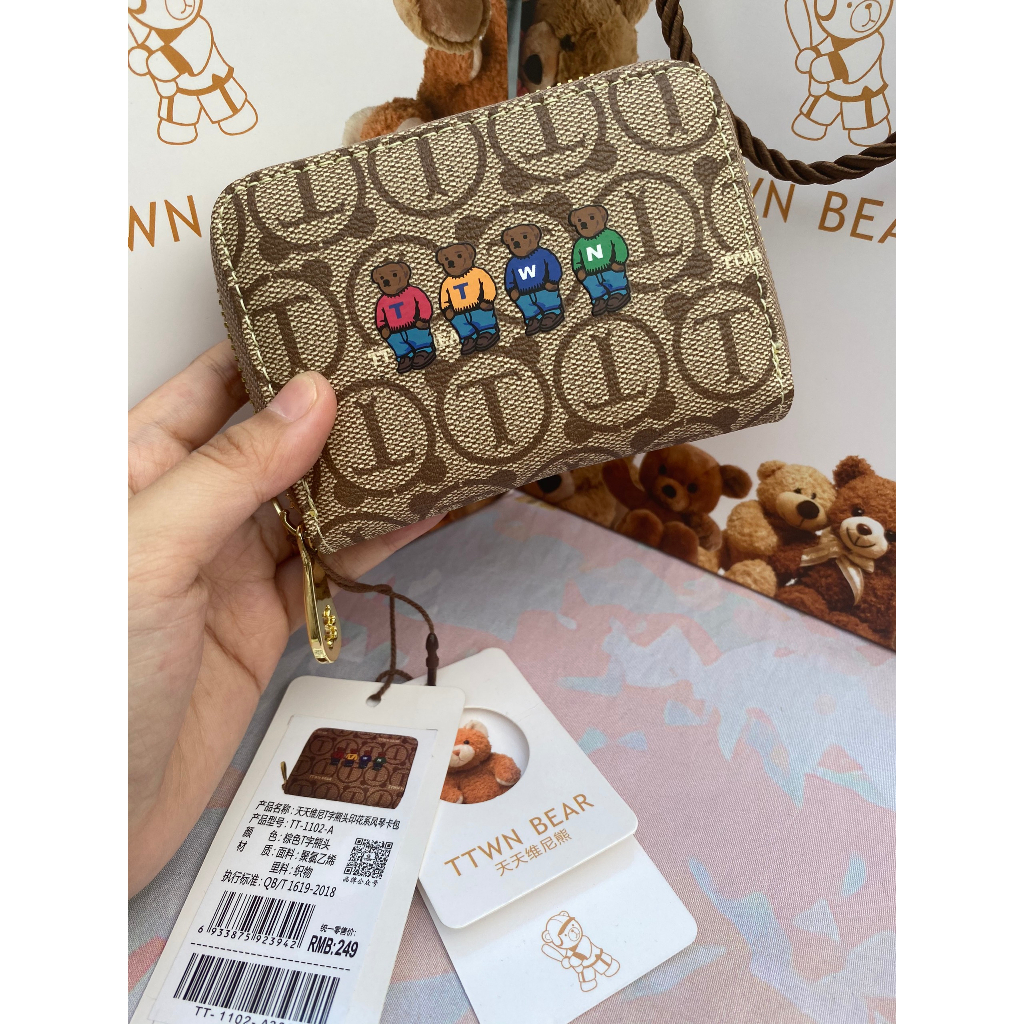 Ví TTWN BEAR mã 1102A (Auth Thái Lan- hàng sẵn)