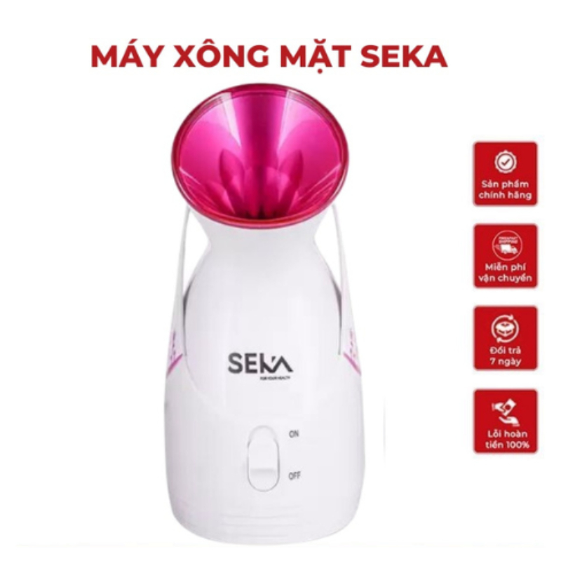 Máy xông hơi mặt seka cao cấp công suất 280W 55ml - bảo hành 12 tháng