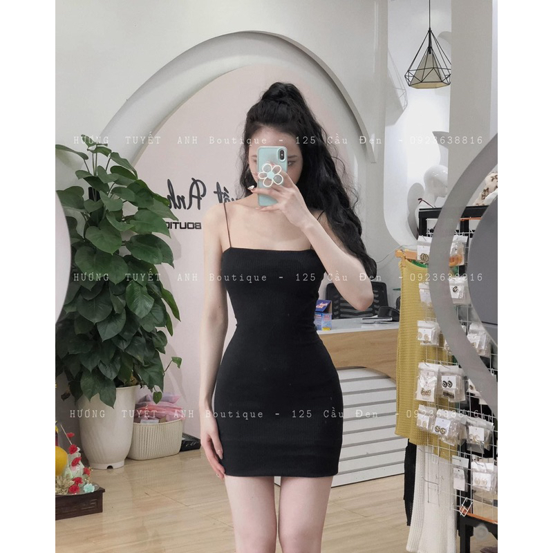 Đầm body dây bún