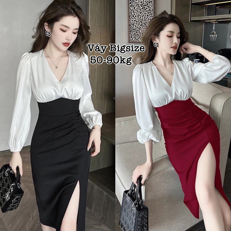 Thời Trang Bigsize Nữ Quảng Châu - Đầm Nữ Bigsize - Váy Dự Tiệc Xinh Đẹp Giá Rẻ 50-100kg