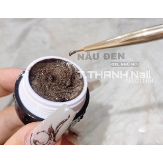 Gel vẽ nổi siêu đặc màu nâu đen chất đặc