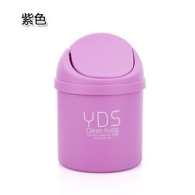 Thùng rác mini để bàn có nắp đậy chất liệu PP an toàn,  Thùng rác để bàn mini nhỏ gọn tiện lợi Shopmegold1
