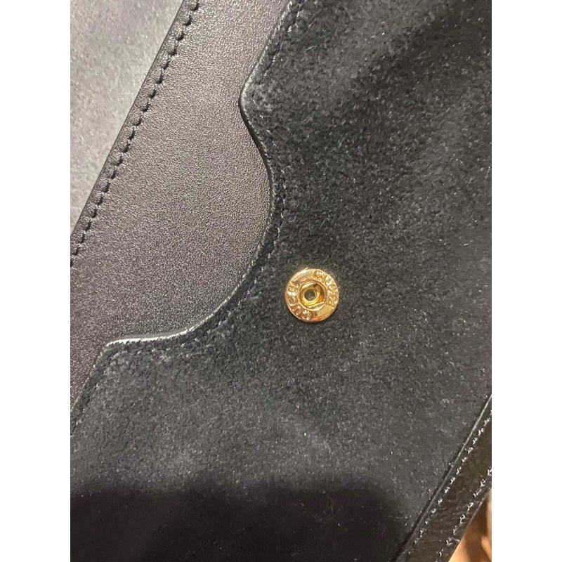 Túi gc wooc da thật 19cm