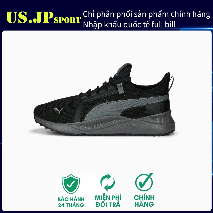 Giầy sneaker Puma chính hãng Pacer Future Street Knit xám đẹp thoáng khí nam 391132_02 USJP Sport