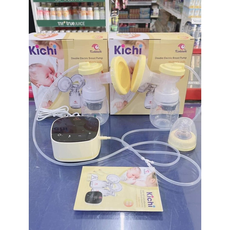 Máy Hút Sữa Điện Đôi Kichilachi Plus Hút Êm, Không Đau, Kiệt Sữa Phiên Bản Mới - BẢO HÀNH CHÍNH HÃNG