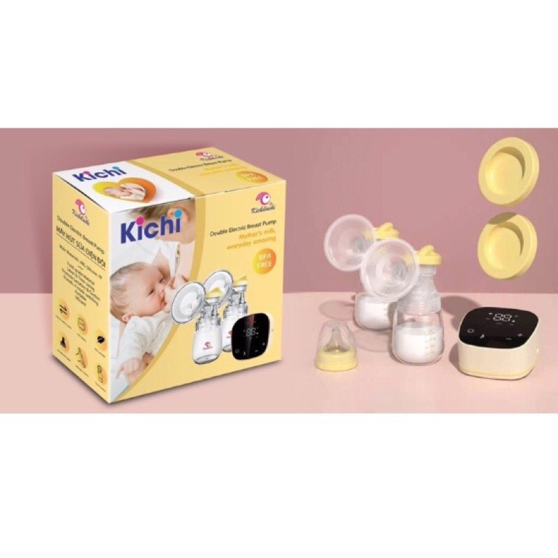 Máy Hút Sữa Điện Đôi Kichilachi Plus Hút Êm, Không Đau, Kiệt Sữa Phiên Bản Mới - BẢO HÀNH CHÍNH HÃNG