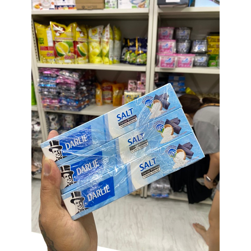 Kem Đánh Răng Ông Già Darlie Thái Lan, Kem Đánh Răng Muối Bạc Hà Và Than Tre Trắng Răng, Giảm Ê Buốt