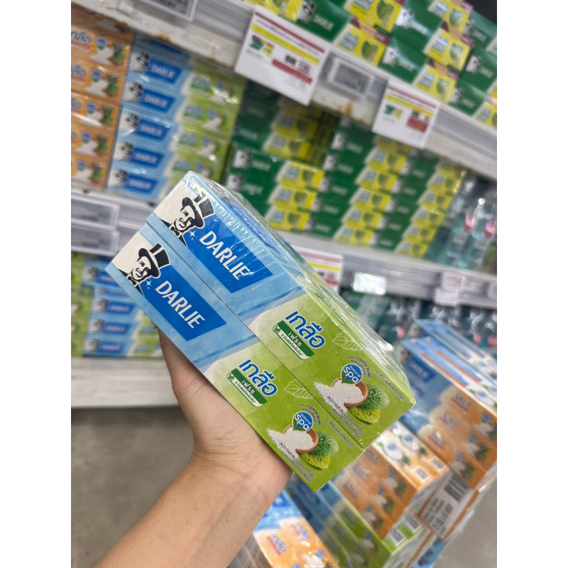 Kem Đánh Răng Ông Già Darlie Thái Lan, Kem Đánh Răng Muối Bạc Hà Và Than Tre Trắng Răng, Giảm Ê Buốt