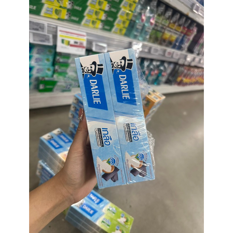 Kem Đánh Răng Ông Già Darlie Thái Lan, Kem Đánh Răng Muối Bạc Hà Và Than Tre Trắng Răng, Giảm Ê Buốt
