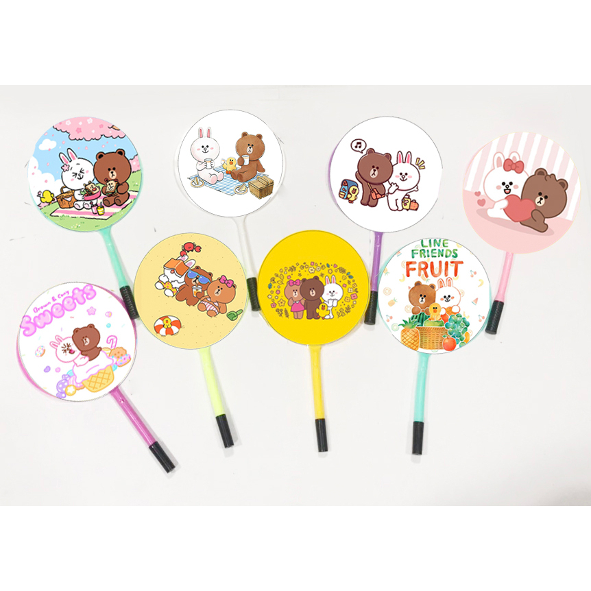 Bút quạt gấu brown thỏ cony BQI9 bút bi mực bút cute bút dễ thương