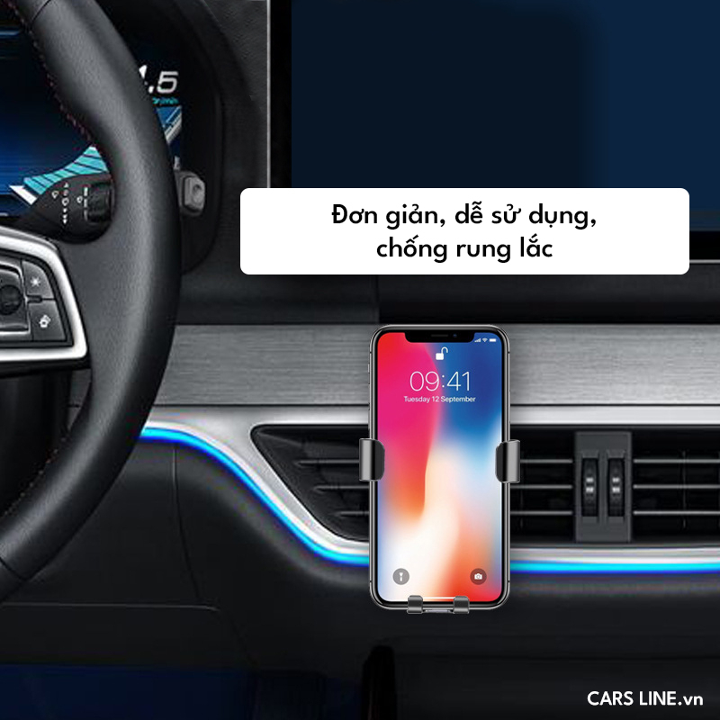 Giá đỡ điện thoại kẹp khe gió xe hơi oto - kẹp điện thoại khe gió chất lượng cao - thông dụng cho nhiều loại xe. | BigBuy360 - bigbuy360.vn