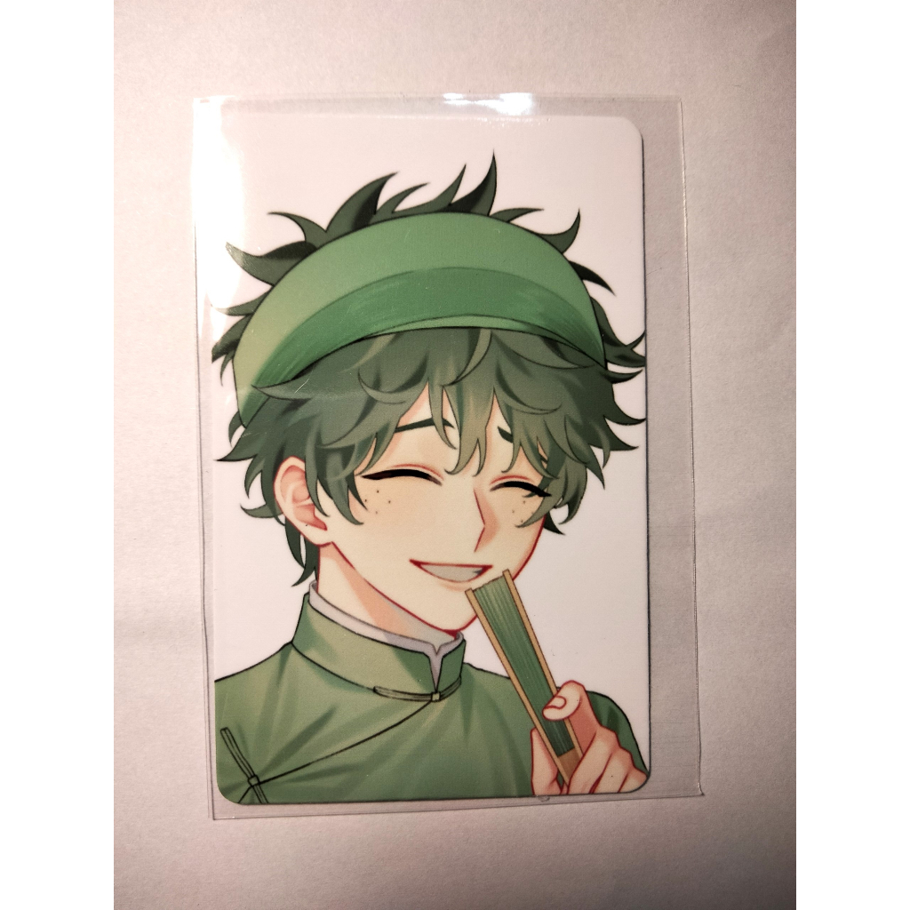 Card artist Anime My hero academia nhân vật Izuku - Deku ver áo dài